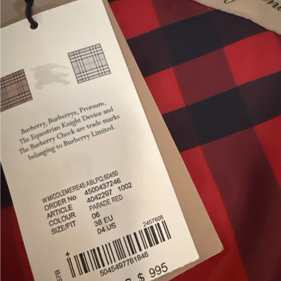Burberry London Classic Red Trench Coat - Picture 11 of 14